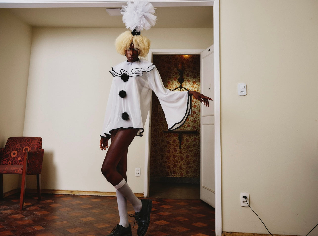 BLUSÃO VESTIDO PIERROT