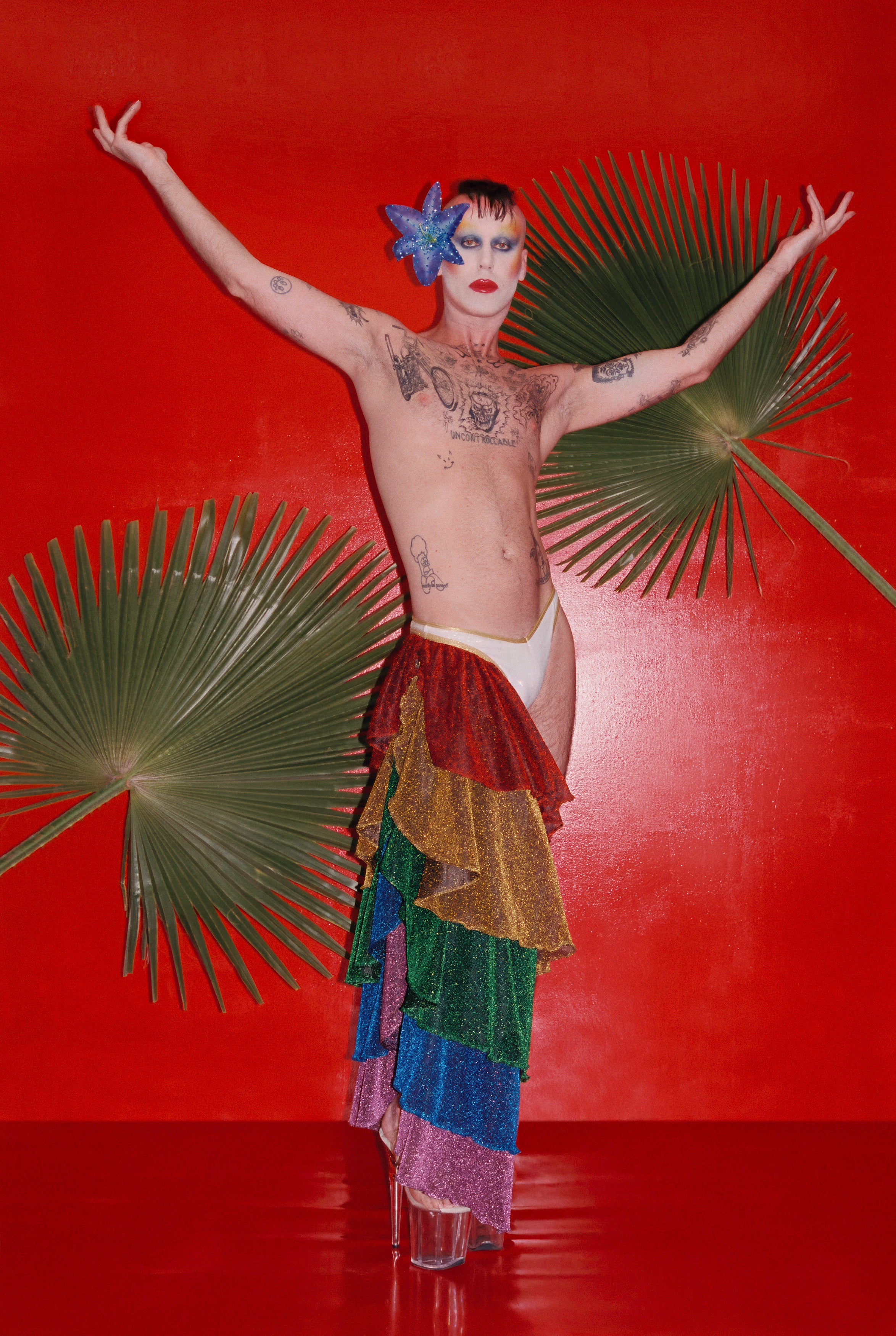 SAIA CALÇA UNIÃO - FANTASIA GAL